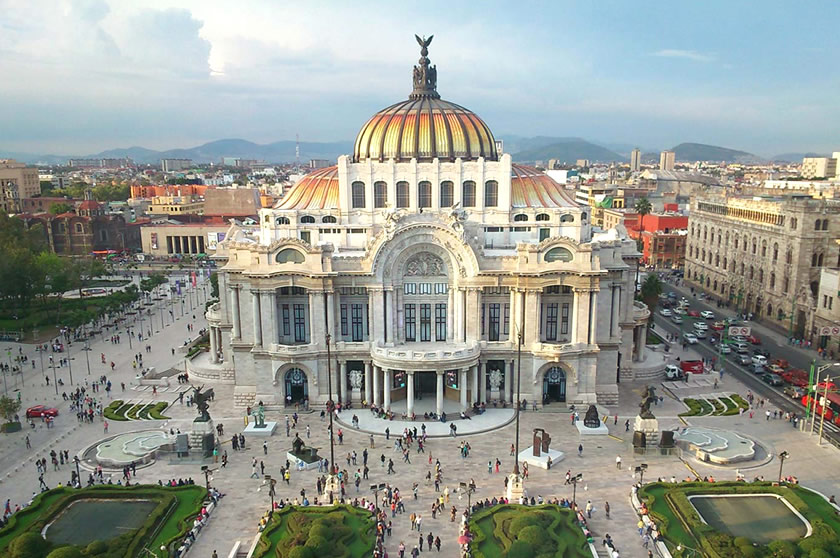 Palacio Nacional en Ciudad de México