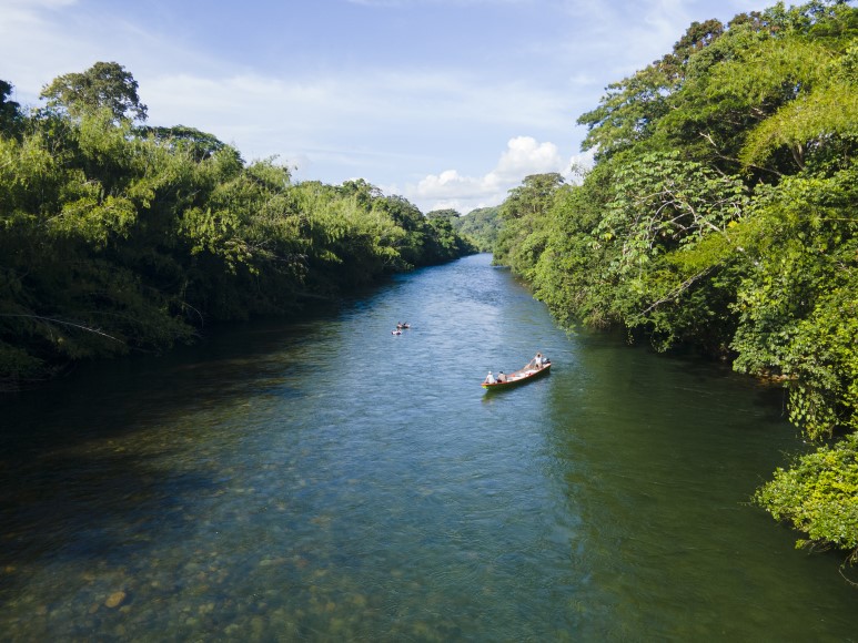 Río La Miel en el Departamento de Caldas, Colombia