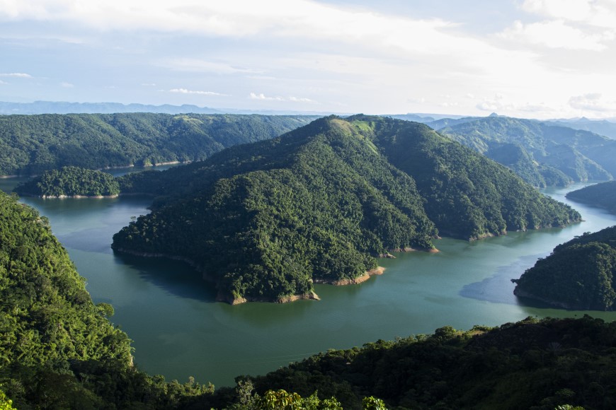 Río La Miel en el Departamento de Caldas, Colombia