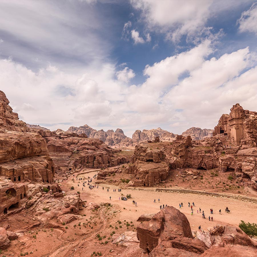 Antigua ciudad de Petra en Jordania. Conoce Jordania y Egipto con Viajes Comfama