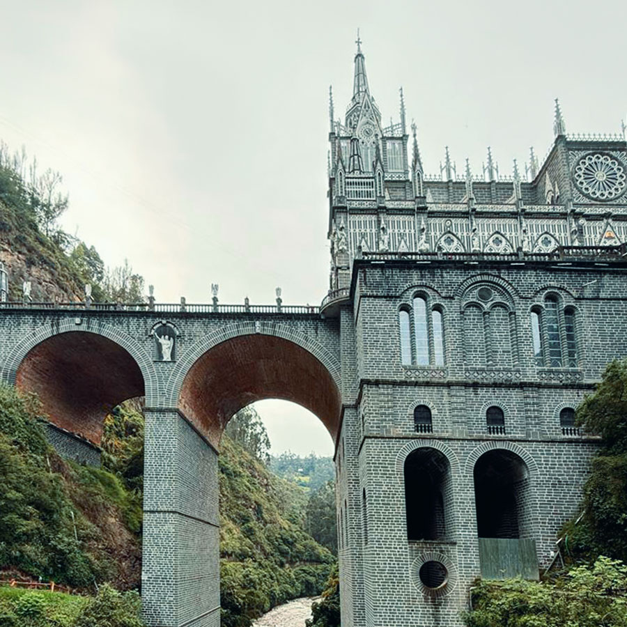 Santuario de Las Lajas en Ipiales, Nariño.