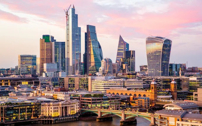 Ciudad de Londres, la capital de Inglaterra y del Reino Unido.